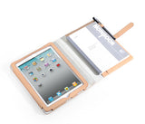 Leather Cover iPad in Beige leather
