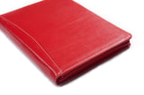 Full-Grain Cowhide Leather Portfolio Case for iPad, Red