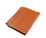 Deluxe Leather Conference Folio for iPad Mini and A4 Letter-Size Paper, Brown