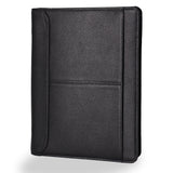 iCarryAlls Deluxe Organizer Leather Padfolio, Fits Letter-Size / A4 Notepad and Documents