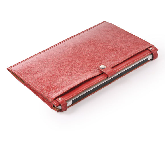 Macbook Air Leather Sleeve Portfolio style Sleeve for 11