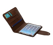 Simple Leather Flap Organizer Wallet Folio Case for iPad / iPad Air