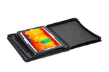 Premium Leather Organizer Padfolio with Folding Center Panel, for Galaxy Tab / Note