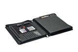 Premium Leather Organizer Padfolio with Folding Center Panel, for 12.9 inch ipad pro