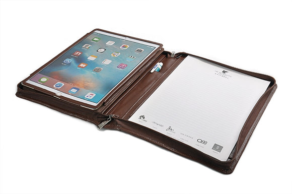 Deluxe Portfolio Case with Kickstand Holder and Handle for 12.9 inch iPad Pro