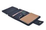 Deluxe Leather Case with Kickstand and Writing Pad, for iPad Mini 4 and A5 Notepad