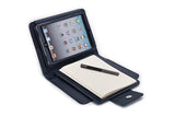 Deluxe Leather Case with Kickstand and Writing Pad, for iPad Mini 4 and A5 Notepad