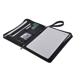 Leather Organizer Portfolio with Wrist Strap for 12.9 inch iPad Pro and A4 Notepad