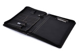 Organizer 13 inch MacBook Laptop Case with Clipboard and Magnetic Snap Design USB Flash Drive