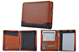 Compact Leather Organizer Padfolio for A5 Notepad and Tablet