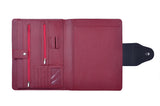 Leather Organizer Laptop Portfolio Case with Notepad Holder, Fits 12-inch / 13-inch MacBook