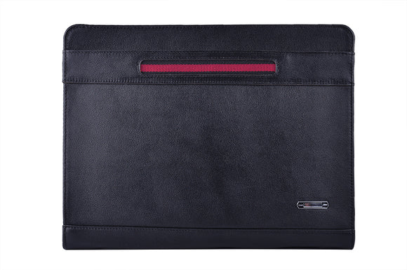 iCarryAlls Organizer Leather Padfolio, Fits Letter-Size / A4 Notepad and Documents