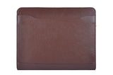 iCarryAlls Leather Organizer Padfolio with 3-Ring Binder, Fits Jr Legal / A5 Notepad