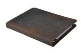 Vintage Crazy Horse Leather Portfolio with 3-Ring Binder for Samsung Galaxy Note Pro 12.2