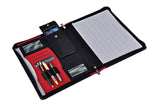 iCarryAlls Leather Organizer Padfolio, Fits Letter-Size / A4 Notepad and Documents