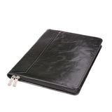 iCarryAlls Leather Padfolio organizer, for Letter(A4) Size Notepad, for Left-Hand or Right-Hand Use