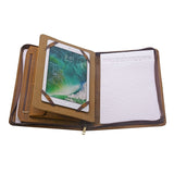 iPad Portfolio Case, Organizer Padfolio with Large Pouch Pocket, for 12.9 /11/10.9/10.5/10.2/9.7 inch iPad Pro