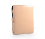 Leather Cover iPad in Beige leather