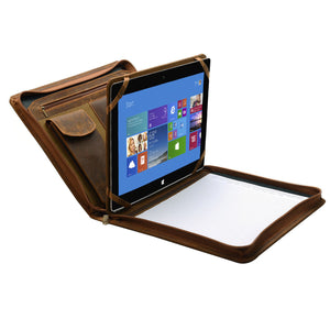 Surface Portfolio Case, Organizer Padfolio with Pouch Pocket, for New Surface Go or Surface Pro 7 /Pro 6 / Pro 5 / Pro 4/ Pro X