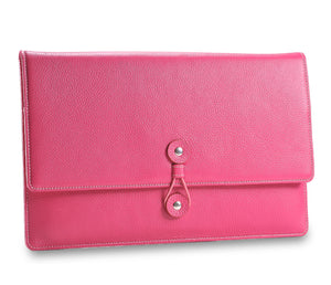 Pink Simple Leather iPad Pro Sleeve Case