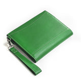 Leather Clutch Case With Wrist Strap and Pocket for Google Nexus Tablet