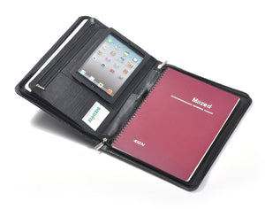 iPad Mini Padfolio Genuine Leather with A4/Letter size Notepad