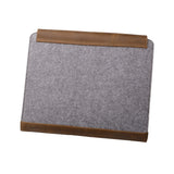 Wool Felt and Leather Organizer Portfolio, to Fit A4 Notepad and Tablet Device