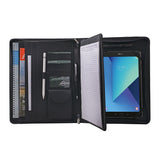 Executive Zipper Organizer Portfolio for Galaxy Tab S3 /Galaxy Tab S4/Galaxy Tab S5e and A4 Notepad