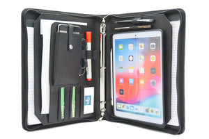 iPad Portfolio Case, Organizer Portfolio Case with Removable Tablet Holder for 9.7 inch iPad /10.2 inch iPad /10.5 inch iPad