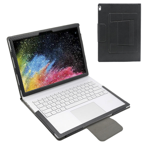 Surface Book Protective Case with Foldable Stand, Detachable Protective Flip Case Cover For 13.5 Microsoft Surface Book