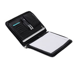 Leather Organizer Padfolio with Handle and Pocket, for iPad 9.7/10.2/10.5/10.9/11/12.9 and A4 Paper