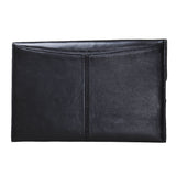 Leather Double Pocket Envelope Pouch Case with Clasp, for MacBook