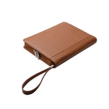 Compact Leather Padfolio with Wrist Strap for iPad Mini 6th/5th 2019 / iPad Mini 4/ iPad Mini and Jr. Legal Paper