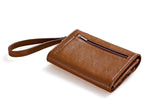 Leather Organizer Wristlet Wallet Purse with Pockets and Holder for iPhone 6 / 6 Plus