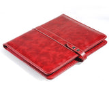 iPad portfolio case with noteblock space (Red)