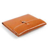 iPad portfolio case with noteblock pocket  (Light Brown)