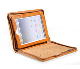 iPad portfolio case with noteblock space and separate iPad case