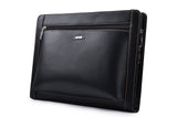 Leather Portfolio With Notepad Space for 12.9/11/10.5/9.7 inch iPad Pro,Black