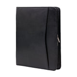 iPad folio case with notepad in Black genuine leather, for New iPad 9.7, iPad Pro 10.5/11 inch