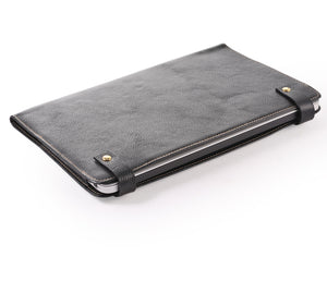 Simple style Macbook Air Leather Sleeve for 11" / 13" Macbook air  (Black)