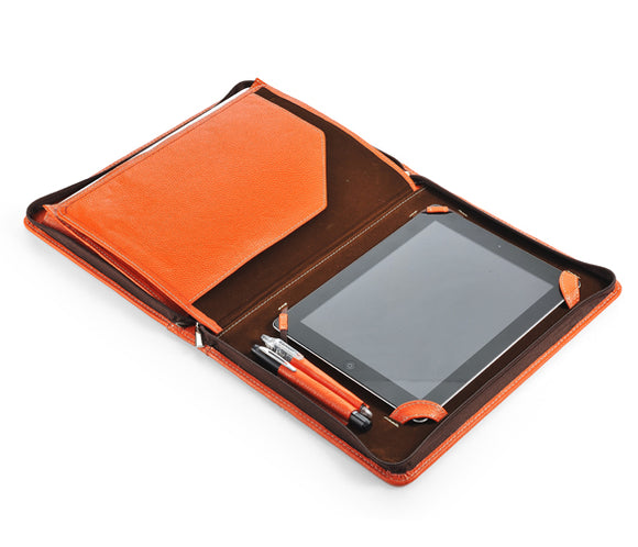 leather iPad Portfolio with Notepad, fit for The iPad 9.7 inch
