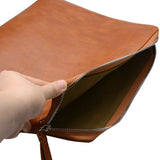 Leather Laptop Sleeve 13 inch, Leather Laptop Sleeve Case with Zipper for 13.5 inch Surface Book/ 13.3 MacBook Air/Pro