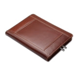 Leather Business Portfolio Professional Organizer A4 Document Folder Notepad Padfolio Case for iPad Pro 12.9/11/10.9/10.5/10.2/9.7 inch